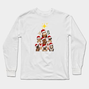 Westie Christmas Tree Dog Long Sleeve T-Shirt